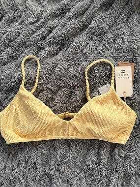 Billabong Yellow Bikini Top